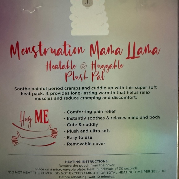 Mama Llama Heatable and Huggable Plush Pal - Picture 3 of 5